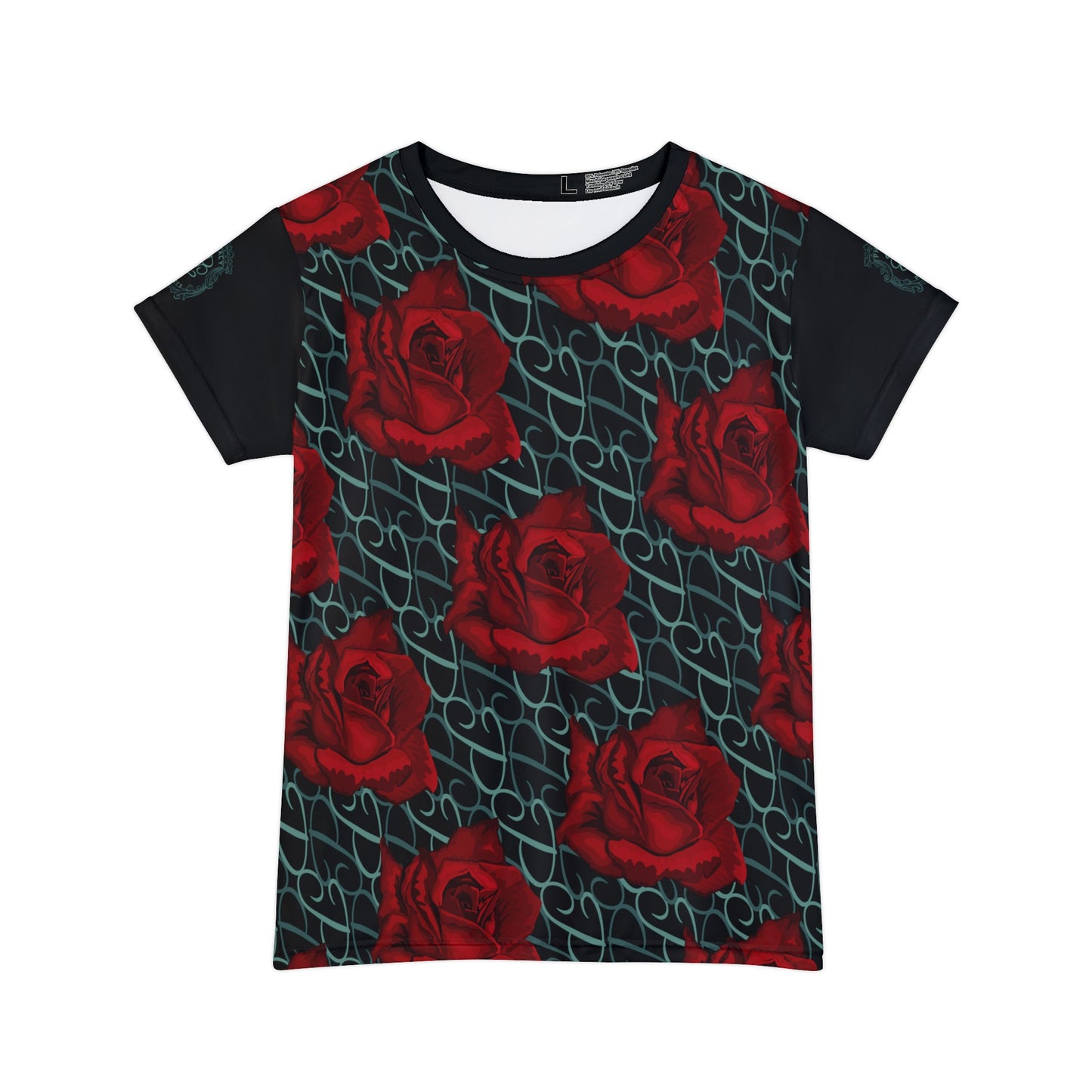 Phallacy Designer Floral Women's Short Sleeve Shirt