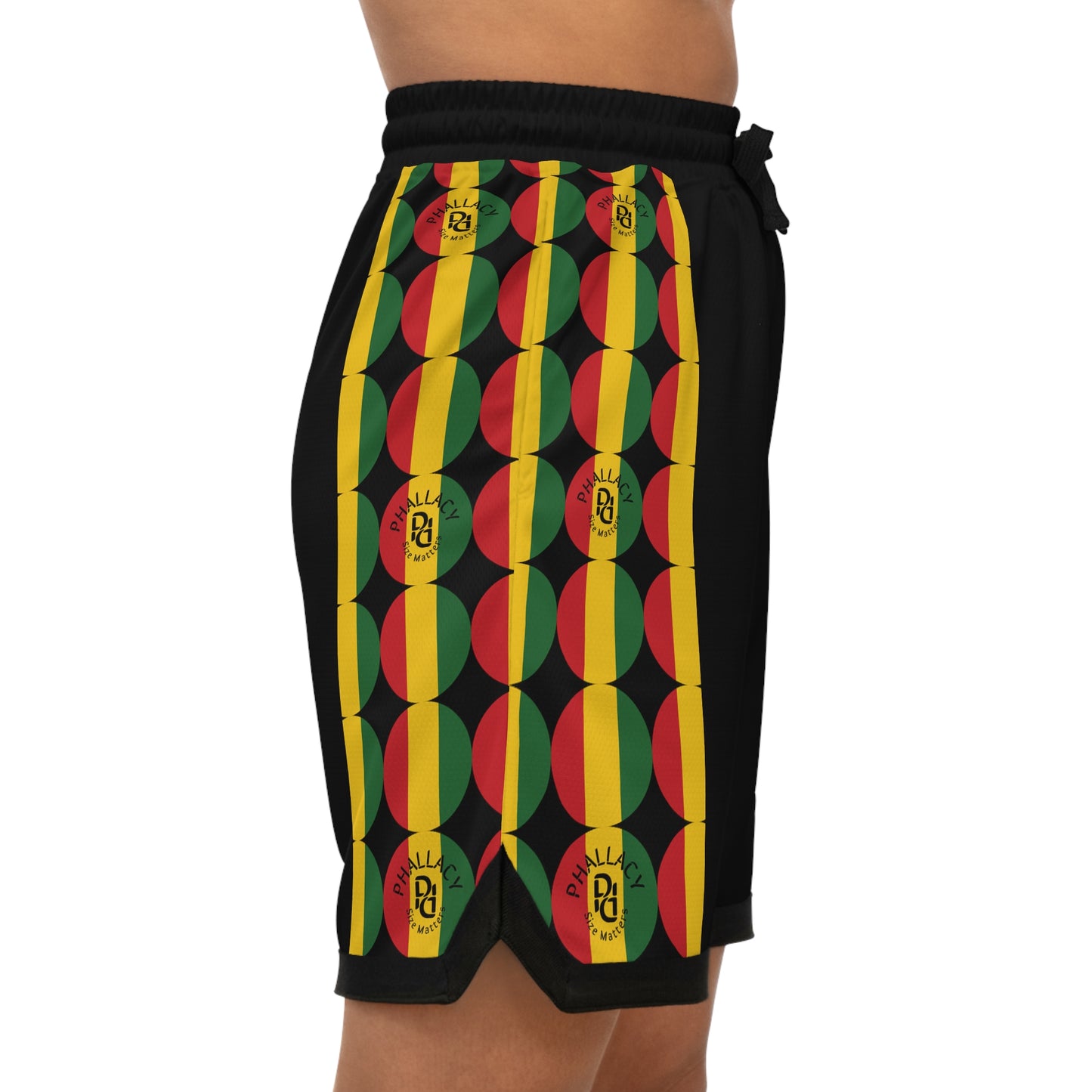 Phallacy Time Designer Unisex Basketball Shorts