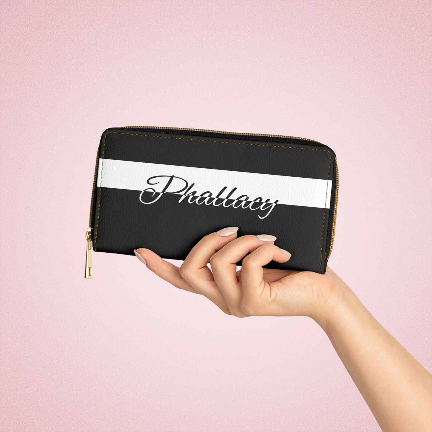 Phallacy Signature Zipper Wallet