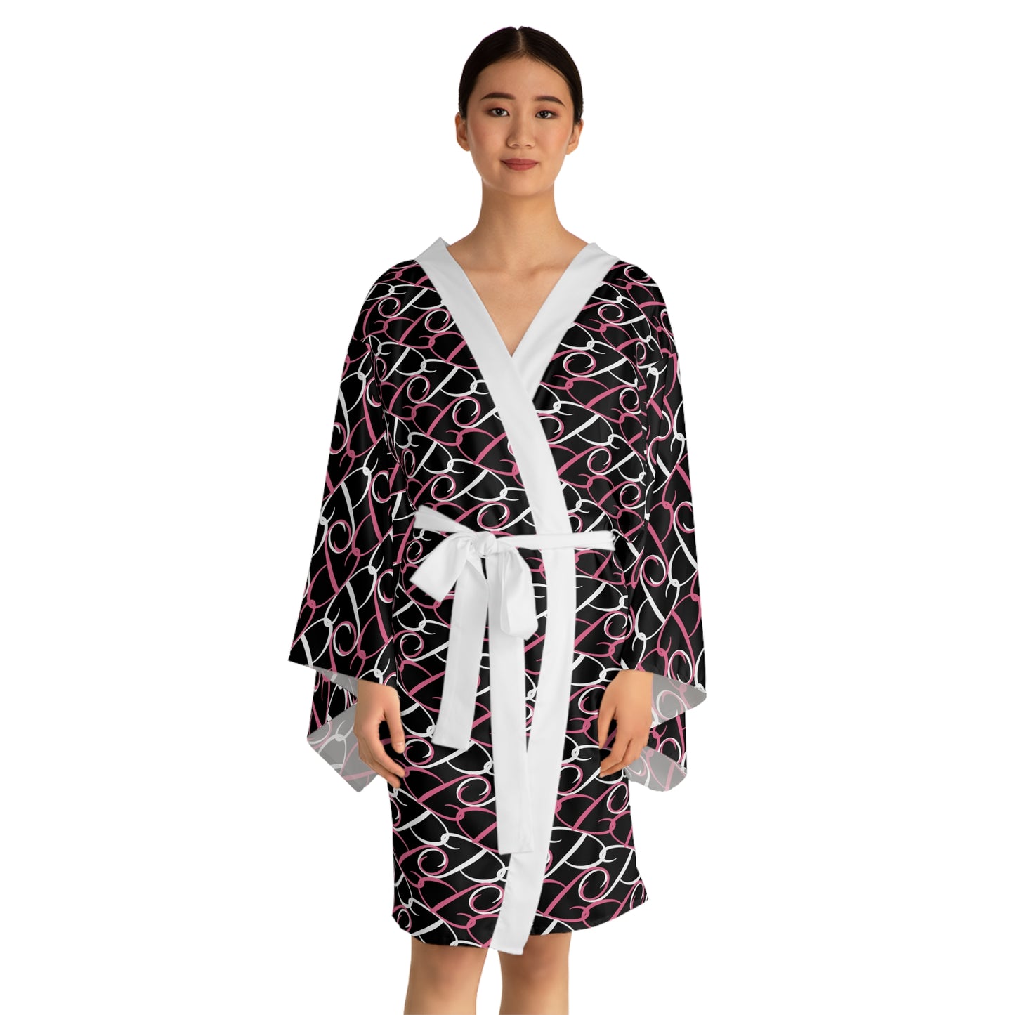 Phallacy Diamond Designer Kimono Robe