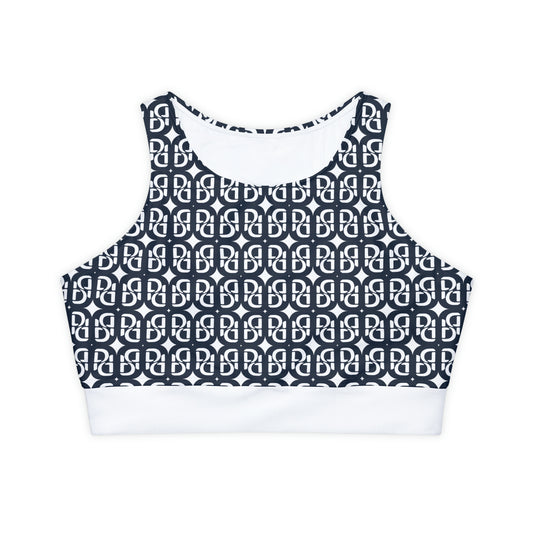 Phallacy Monogram Designer Padded Sports Bra