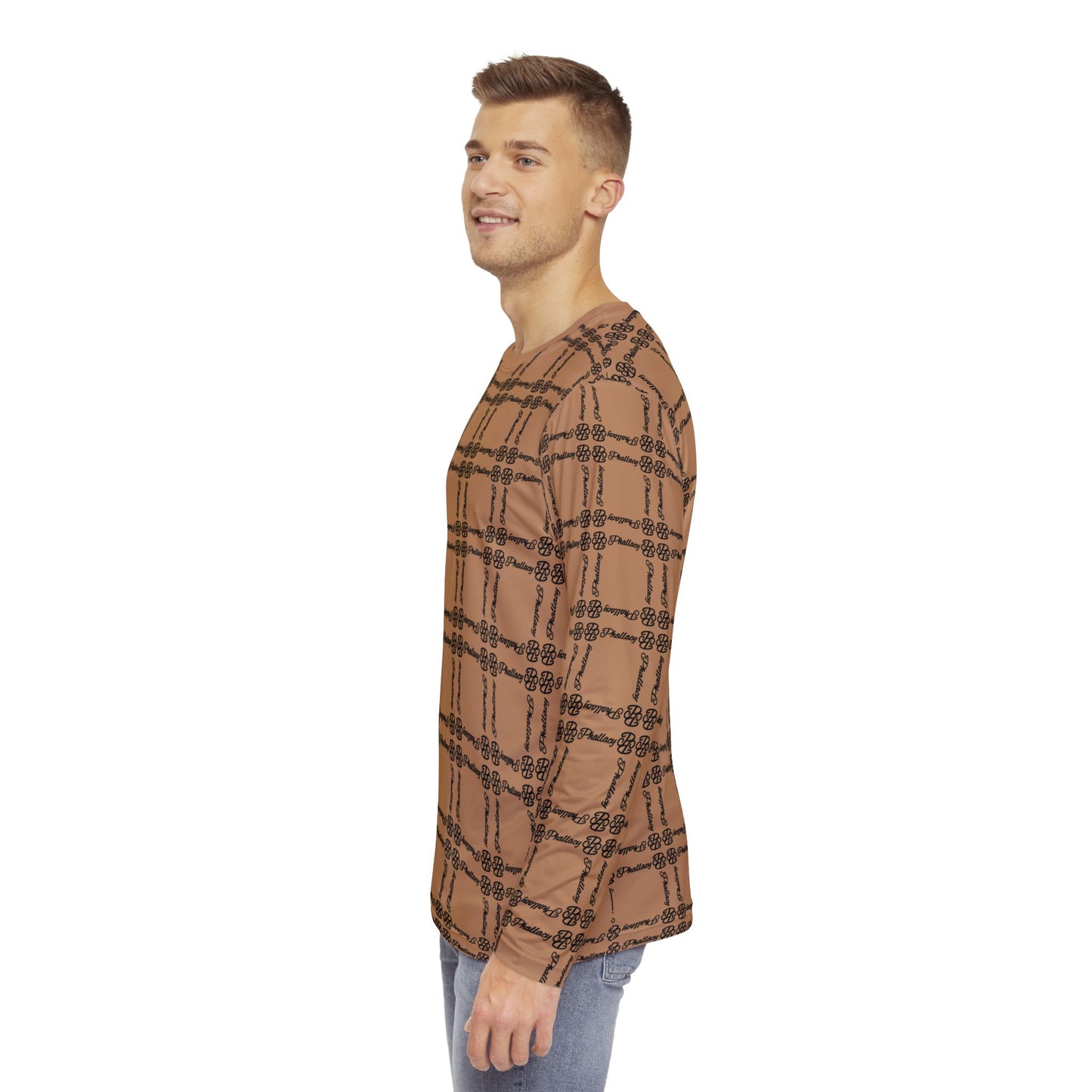 Phallacy Balance Designer Men's Long Sleeve Shirt