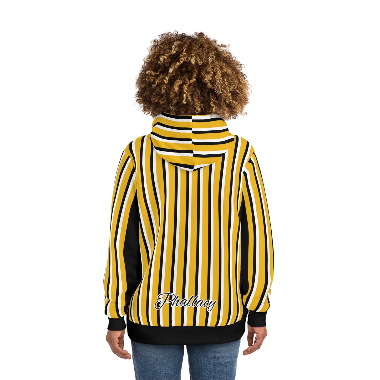 Phallacy Striped Designer Unisex Fashion Hoodie