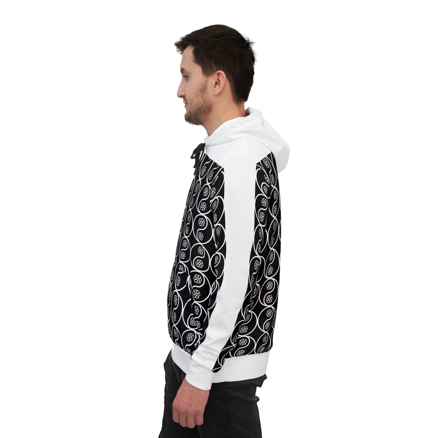 Phallacy Yin-Yang Designer Unisex Athletic Hoodie