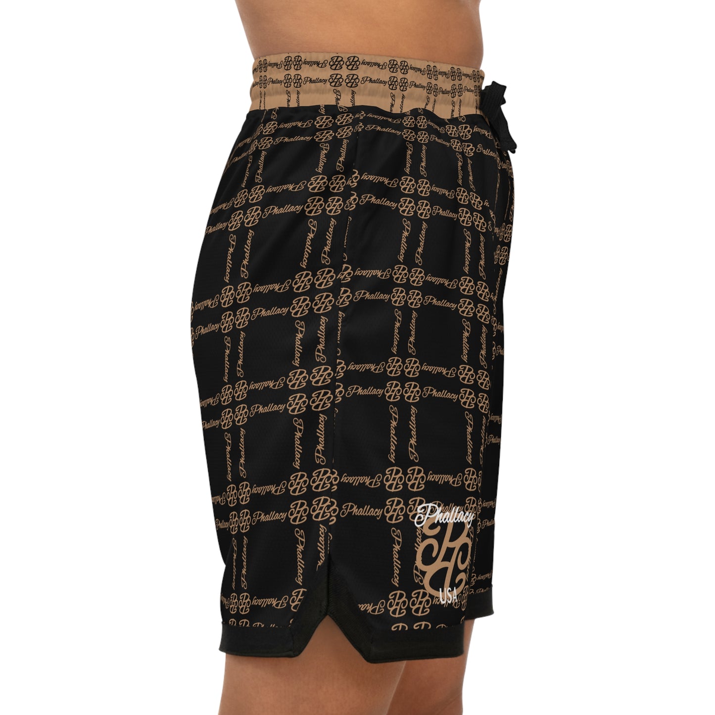 Phallacy Balance Designer Unisex Basketball Shorts