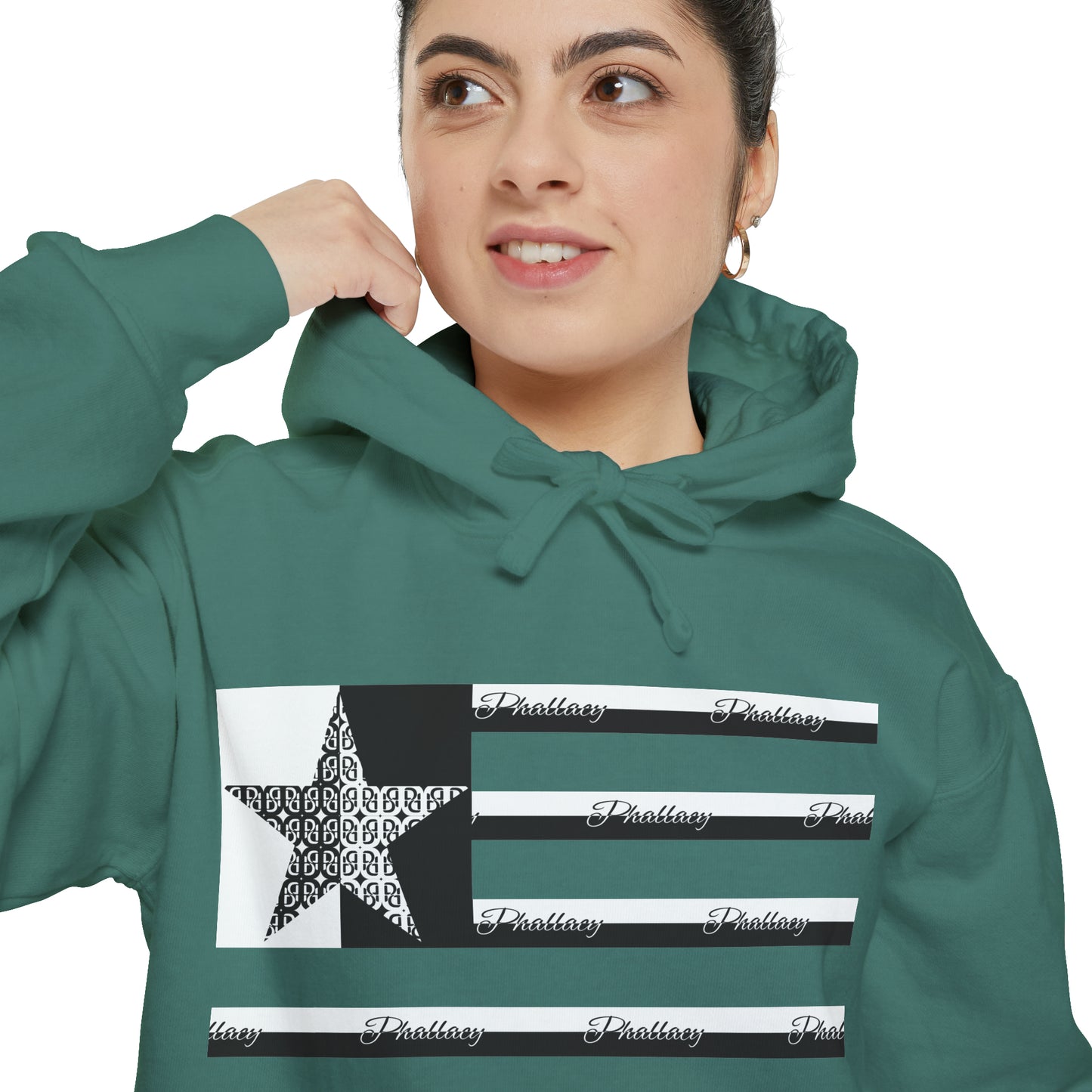 Phallacy Flag Unisex Garment-Dyed Hoodie