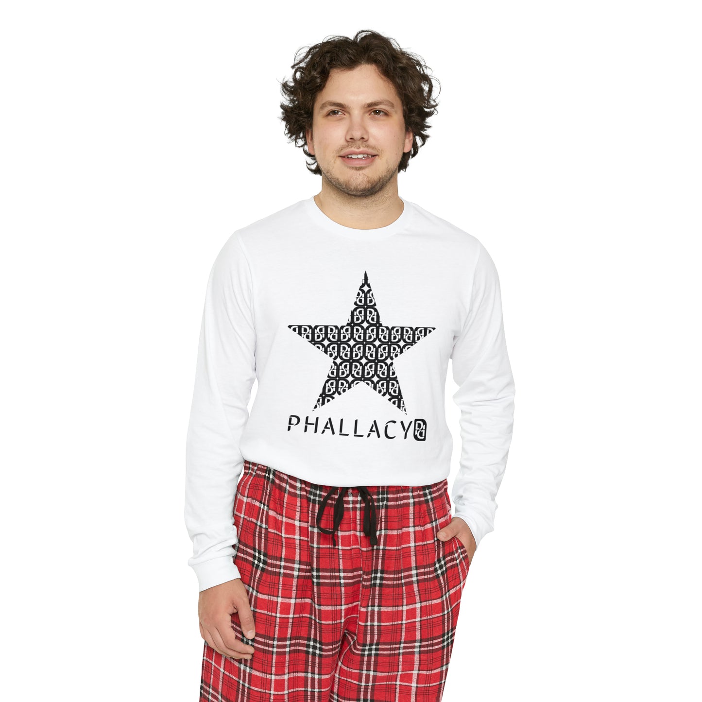 Phallacy Star Men's Long Sleeve Pajama Set