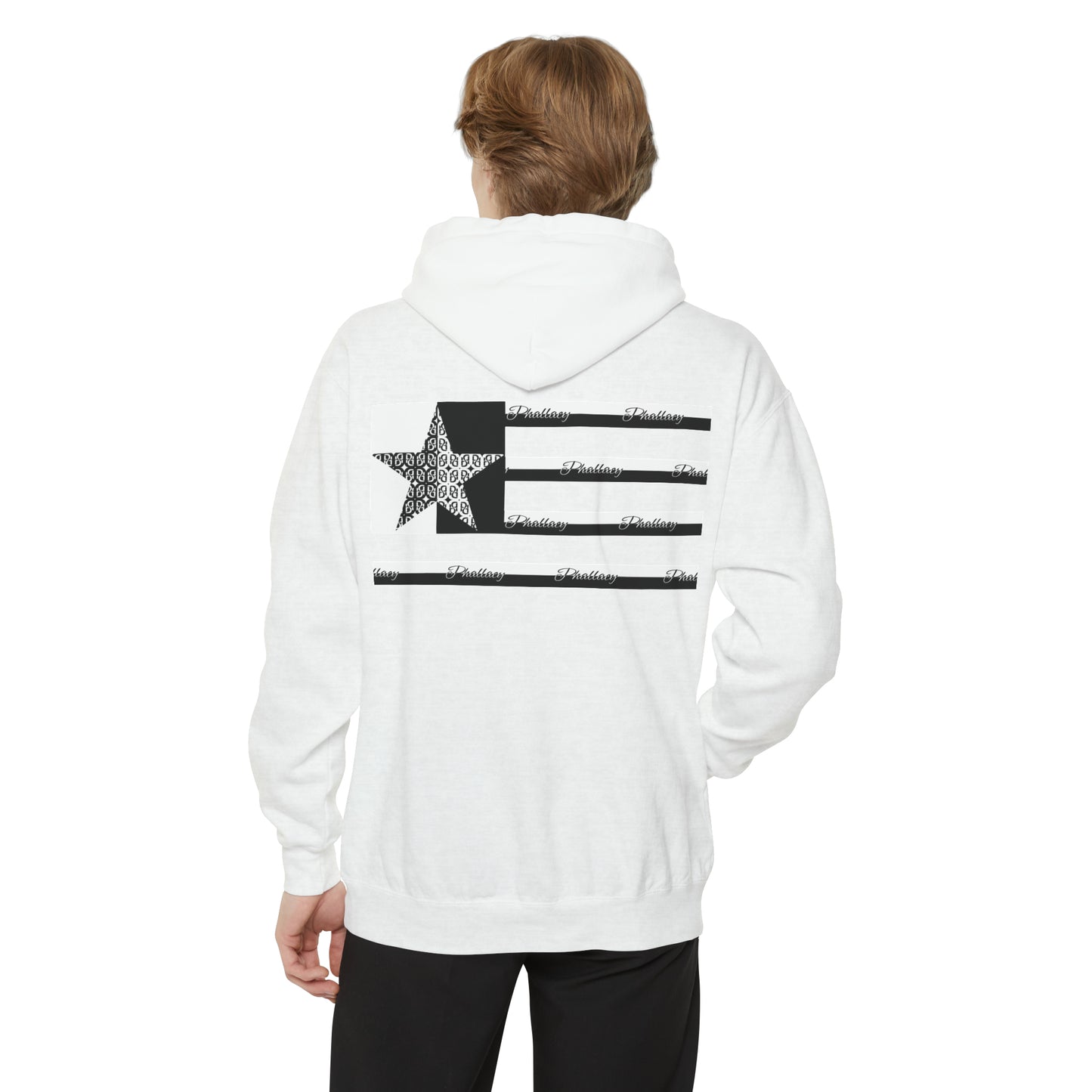 Phallacy Flag Unisex Garment-Dyed Hoodie