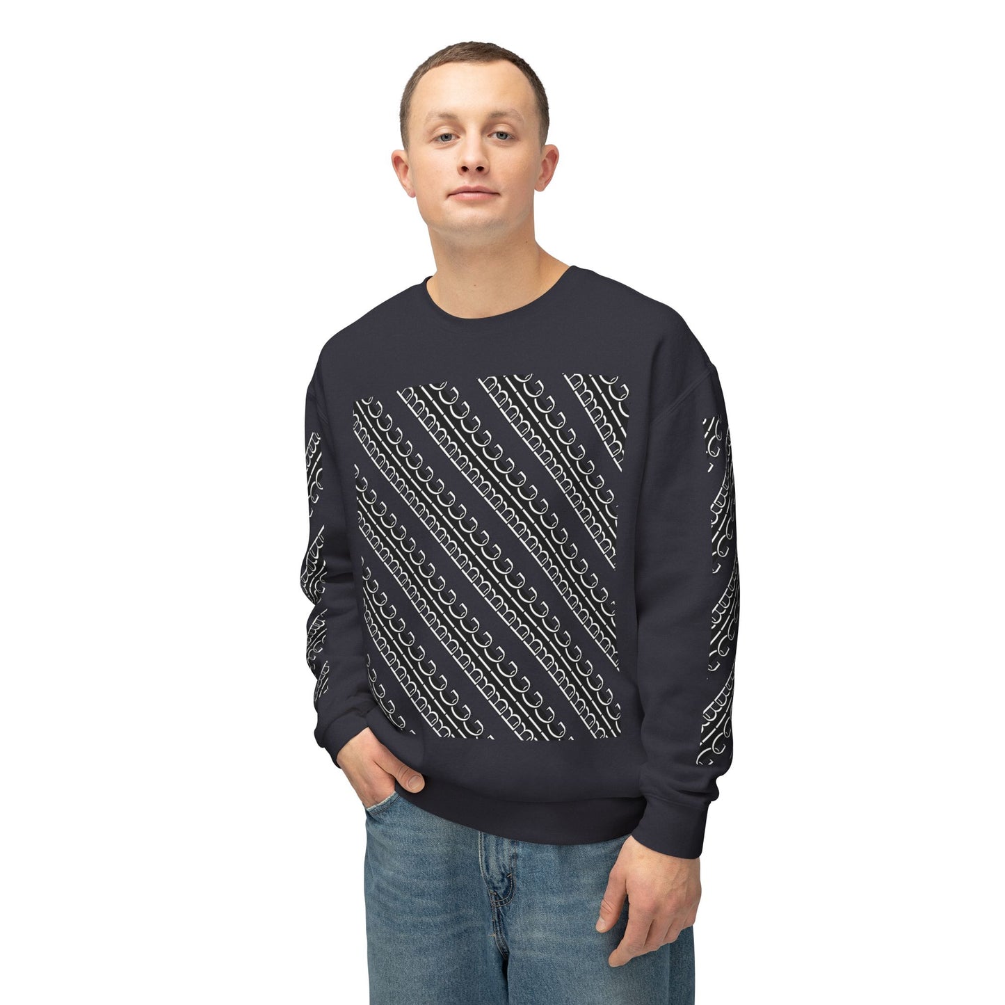 Phallacy BIG Designer Unisex Lightweight Crewneck Sweatshirt