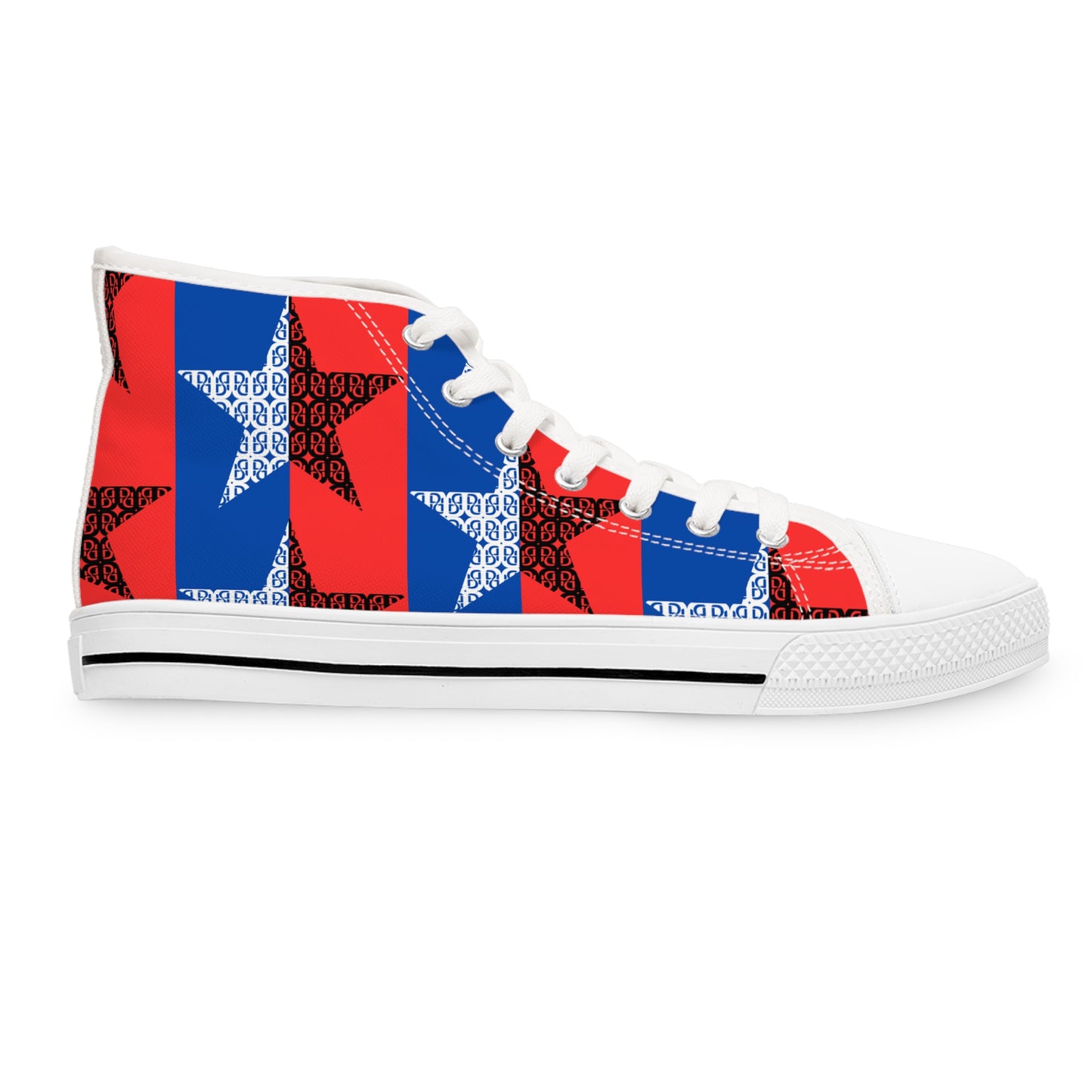 Phallacy Star Designer Women's High Top Sneakers