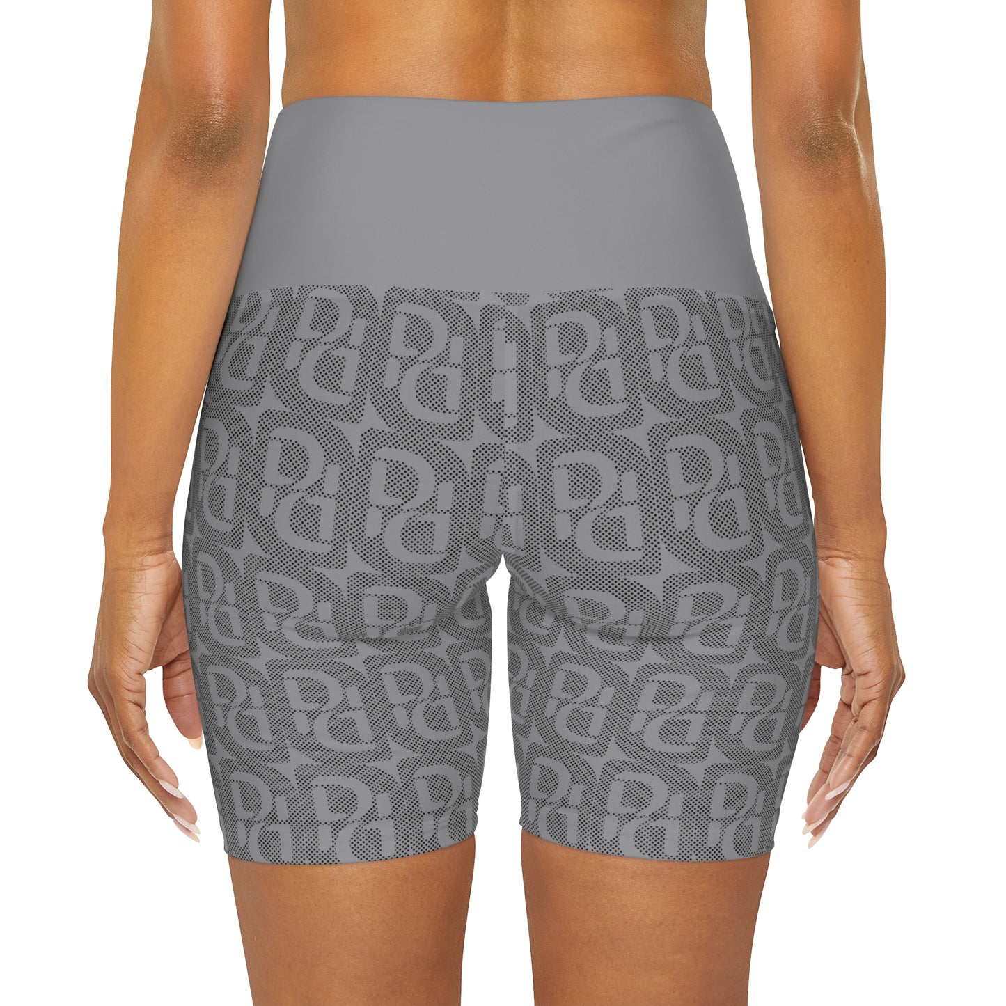 Phallacy Designer High Waisted Yoga Shorts