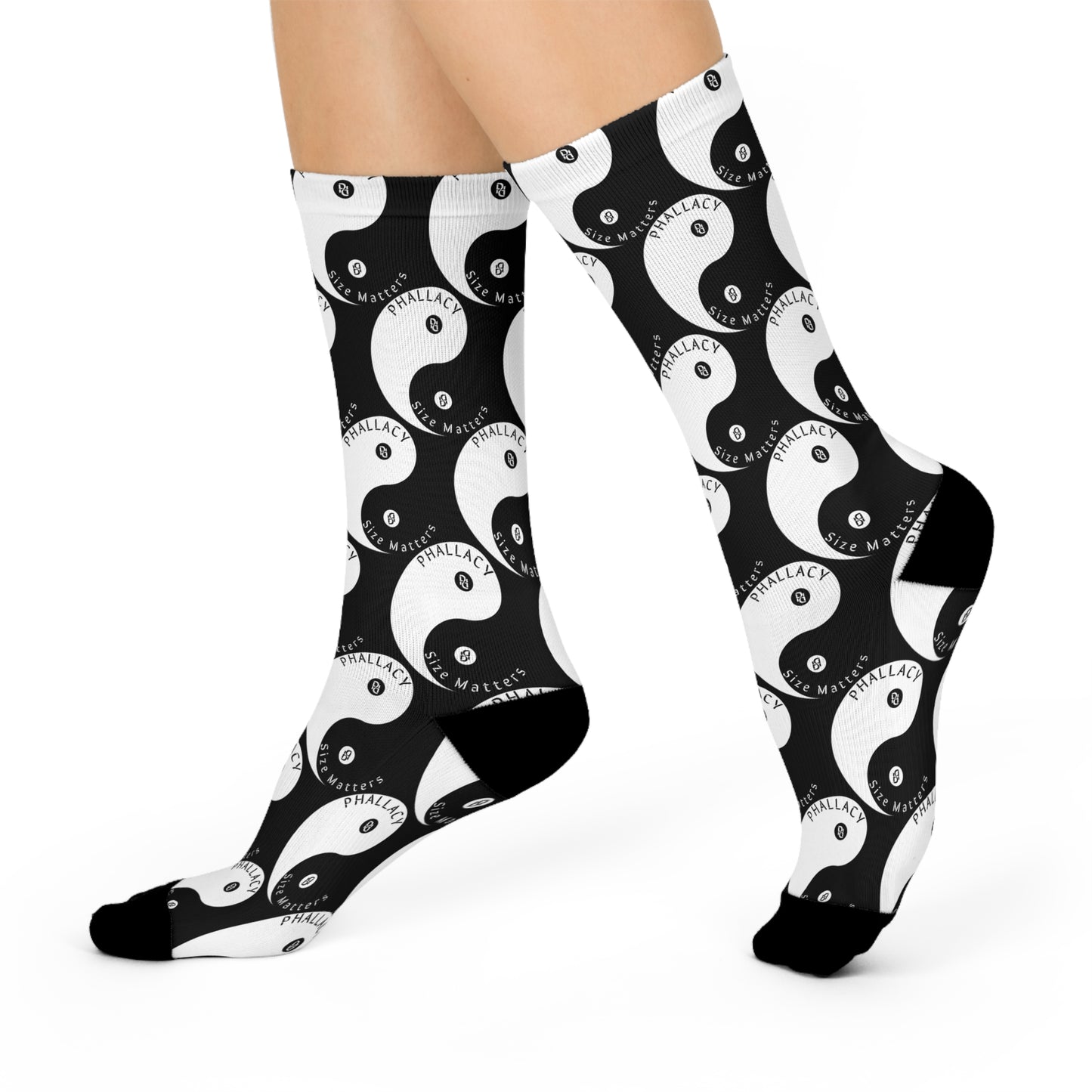 Phallacy Yin-Yang Designer Cushioned Socks