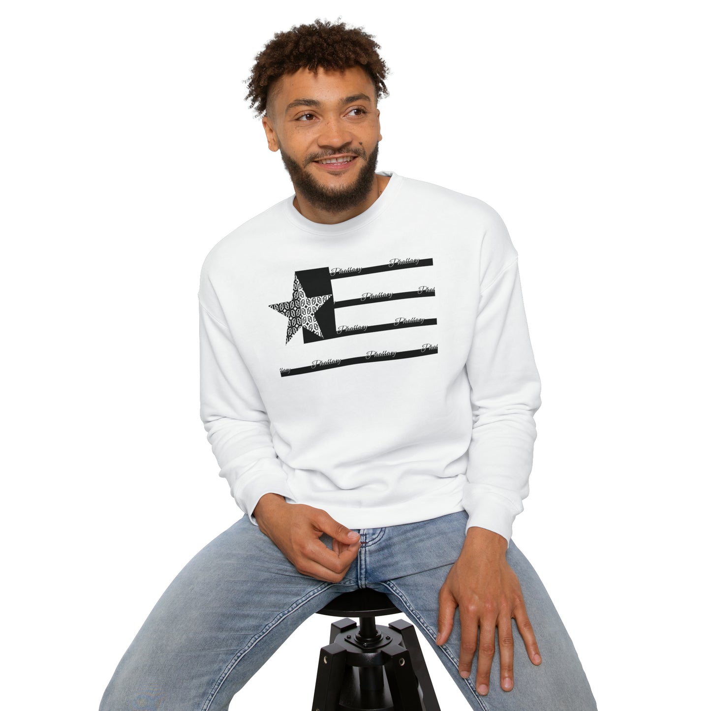 Phallacy Flag Unisex Drop Shoulder Sweatshirt