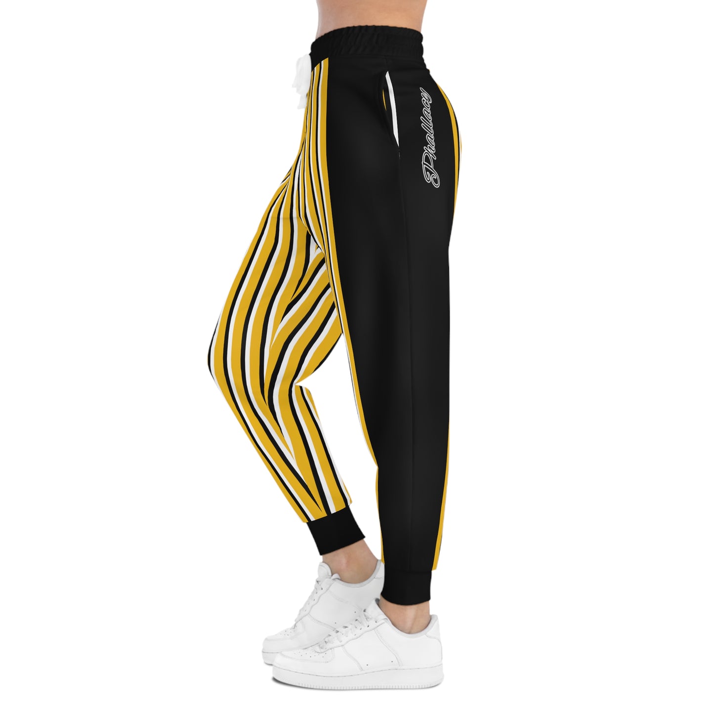 Phallacy Striped Designer Unisex Athletic Joggers