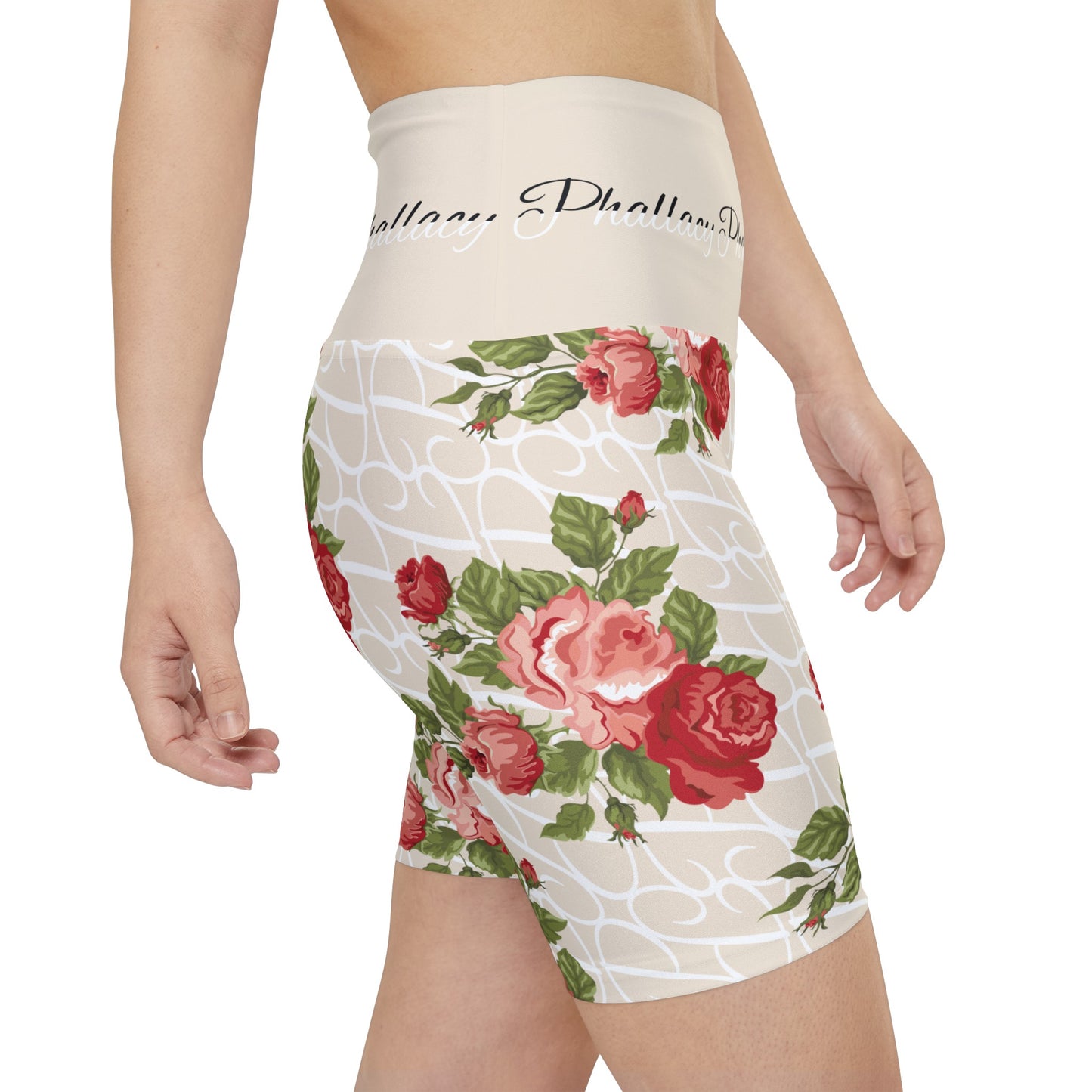 Phallacy Designer Floral Women's Workout Shorts