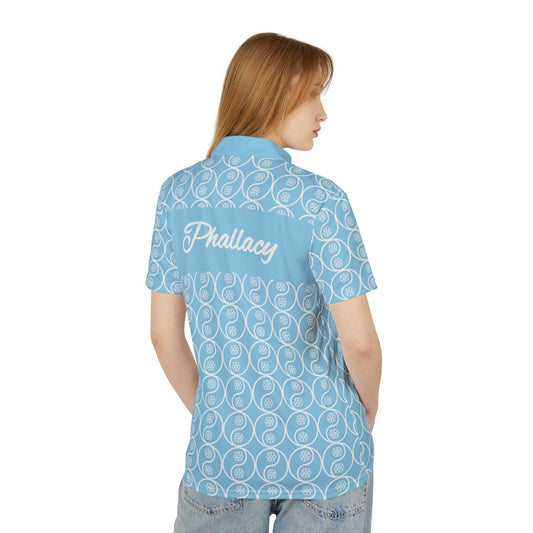 Phallacy Yin-Yang Designer Unisex Polo Shirt