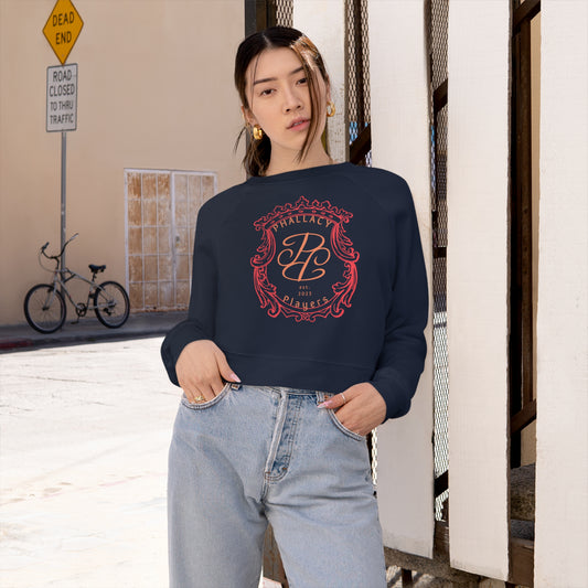 Phallacy Players Cropped Fleece Sweatshirt