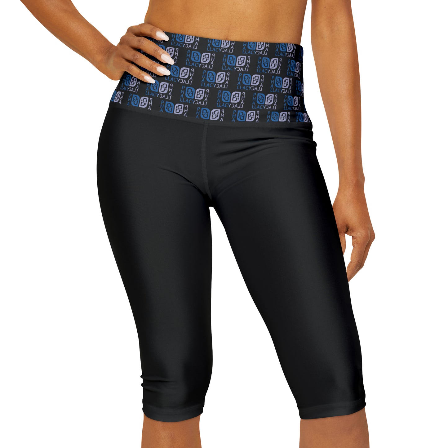 Phallacy Balance Designer Yoga Capri Leggings