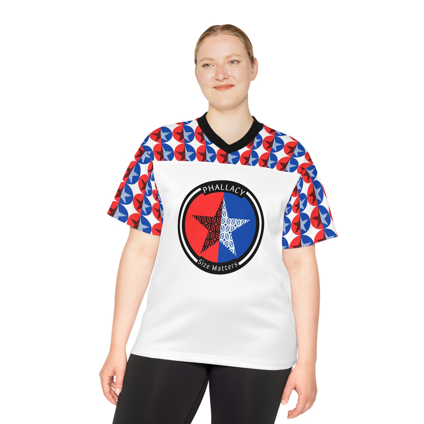 Phallacy Star Designer Unisex Football Jersey