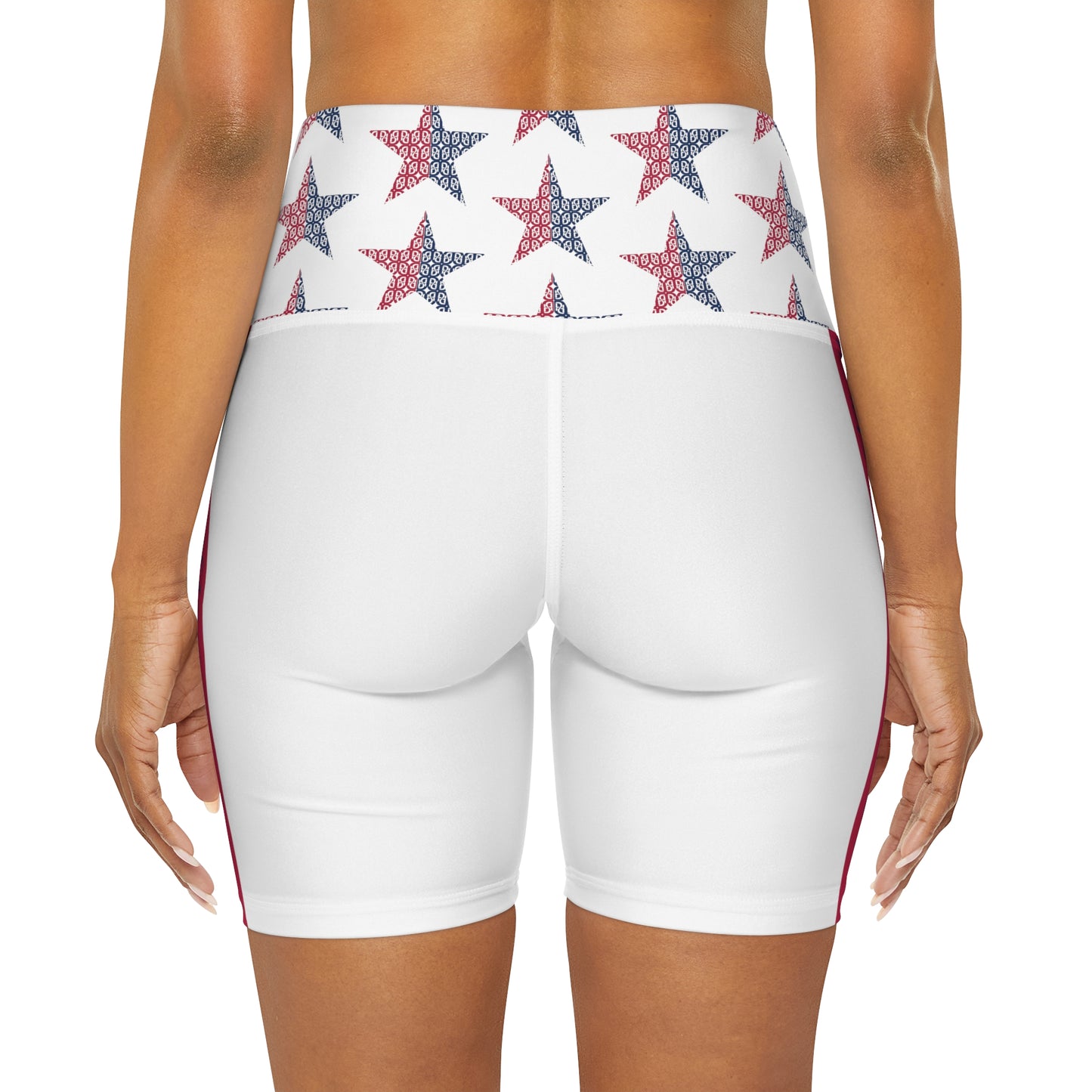 Phallacy Star Designer High Waisted Yoga Shorts