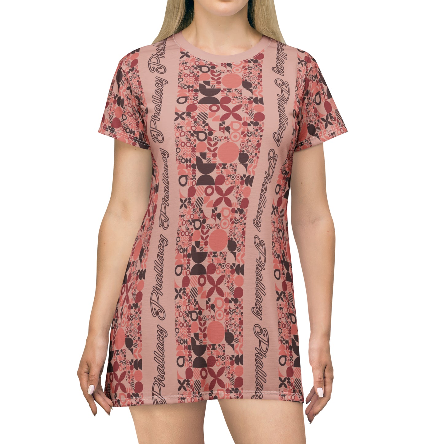 Phallacy Designer T-Shirt Dress