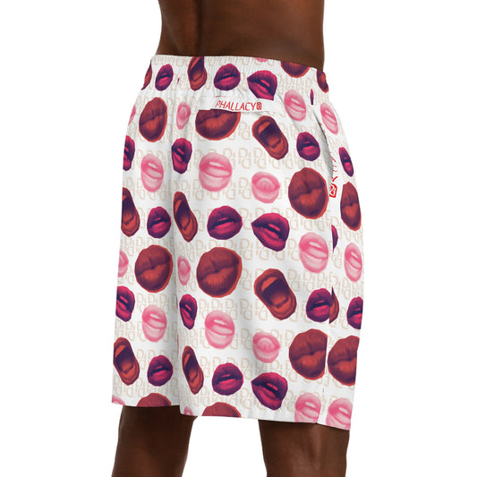 Phallacy Kiss Designer Jogger Shorts