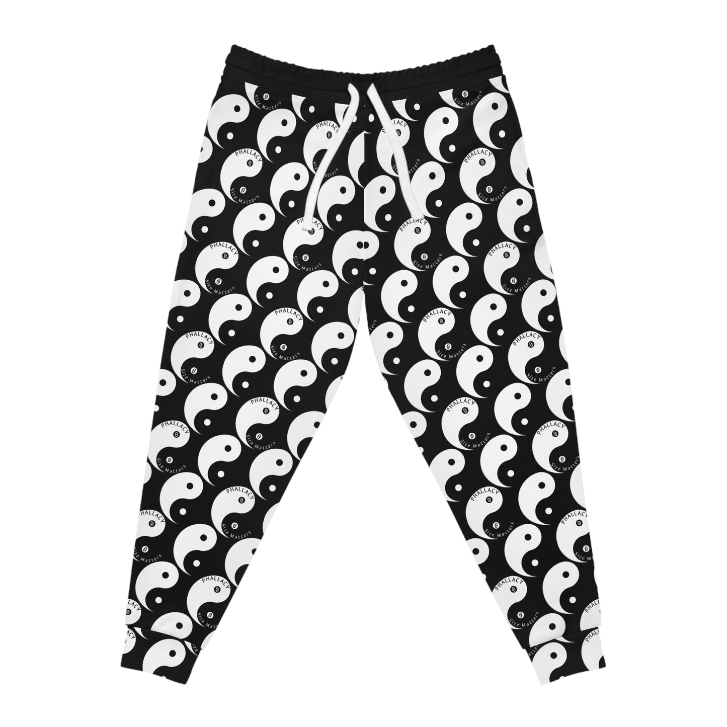 Phallacy Yin-Yang Designer Unisex Athletic Joggers