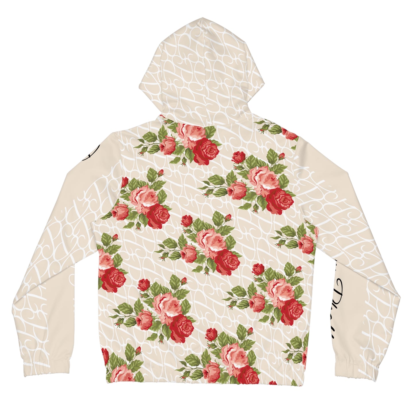 Phallacy Designer Floral Women’s Full-Zip Hoodie