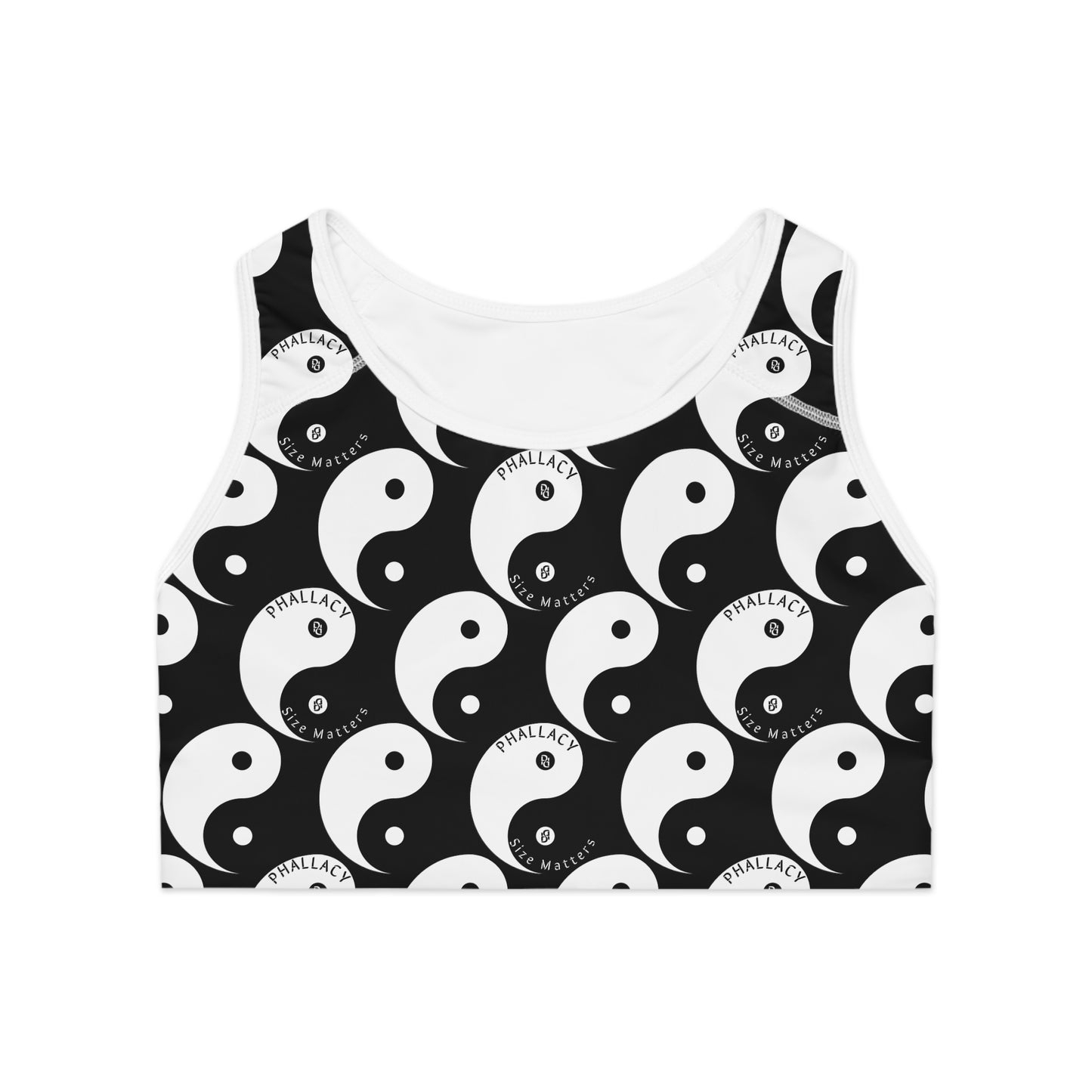 Phallacy Yin-Yang Designer Sports Bra