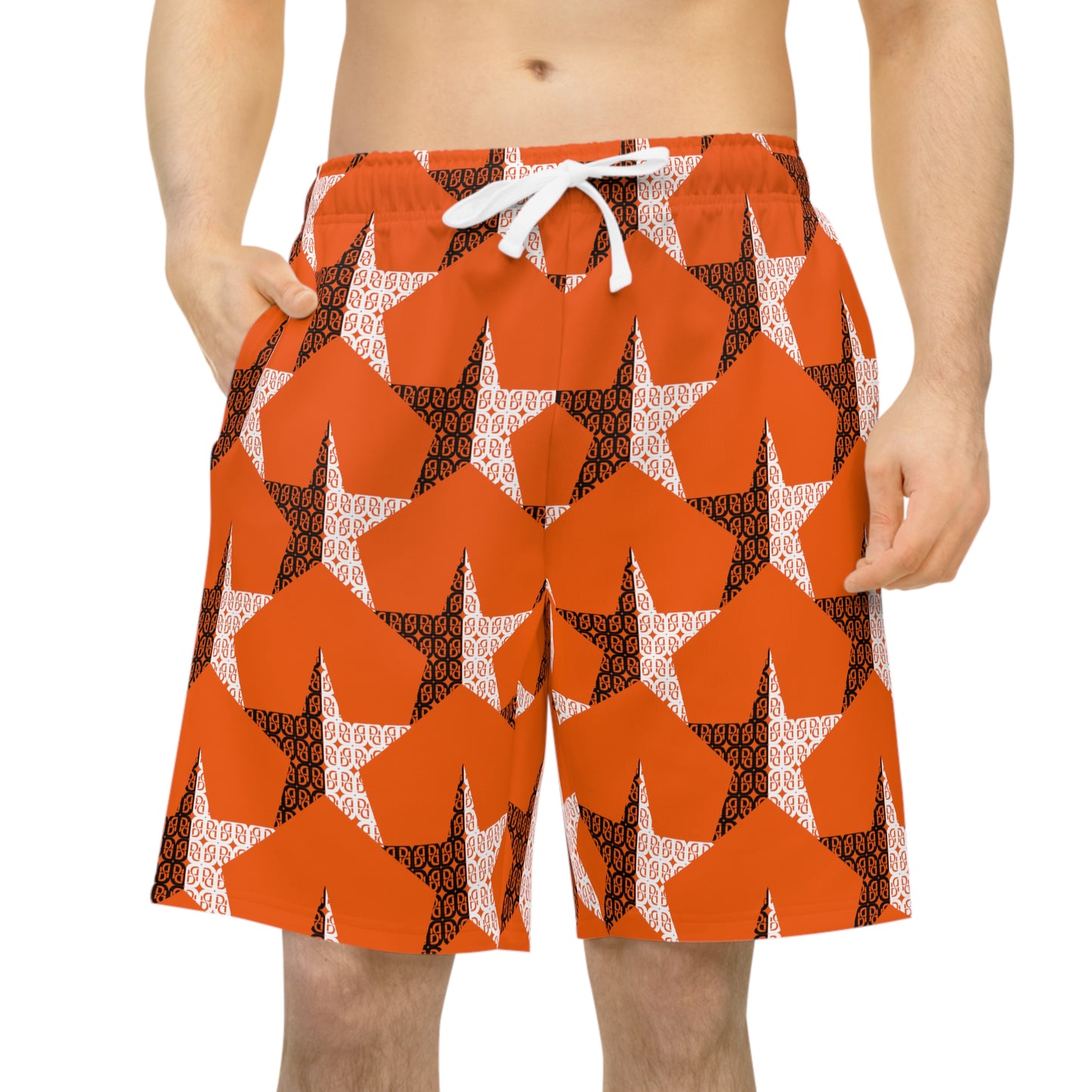 Phallacy Star Designer Athletic Shorts