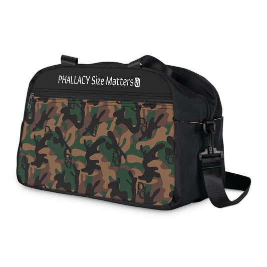 Phallacy Camo Designer Water-Resistant Fitness Handbag