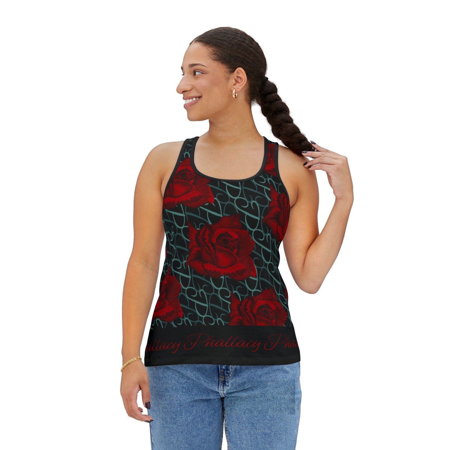 Phallacy Floral Women's Tank Top