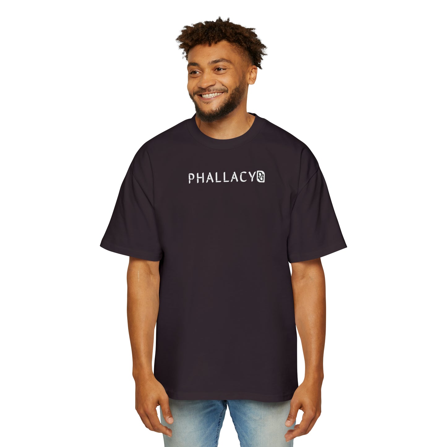 Phallacy Men's Heavy Oversized Tee (18+)