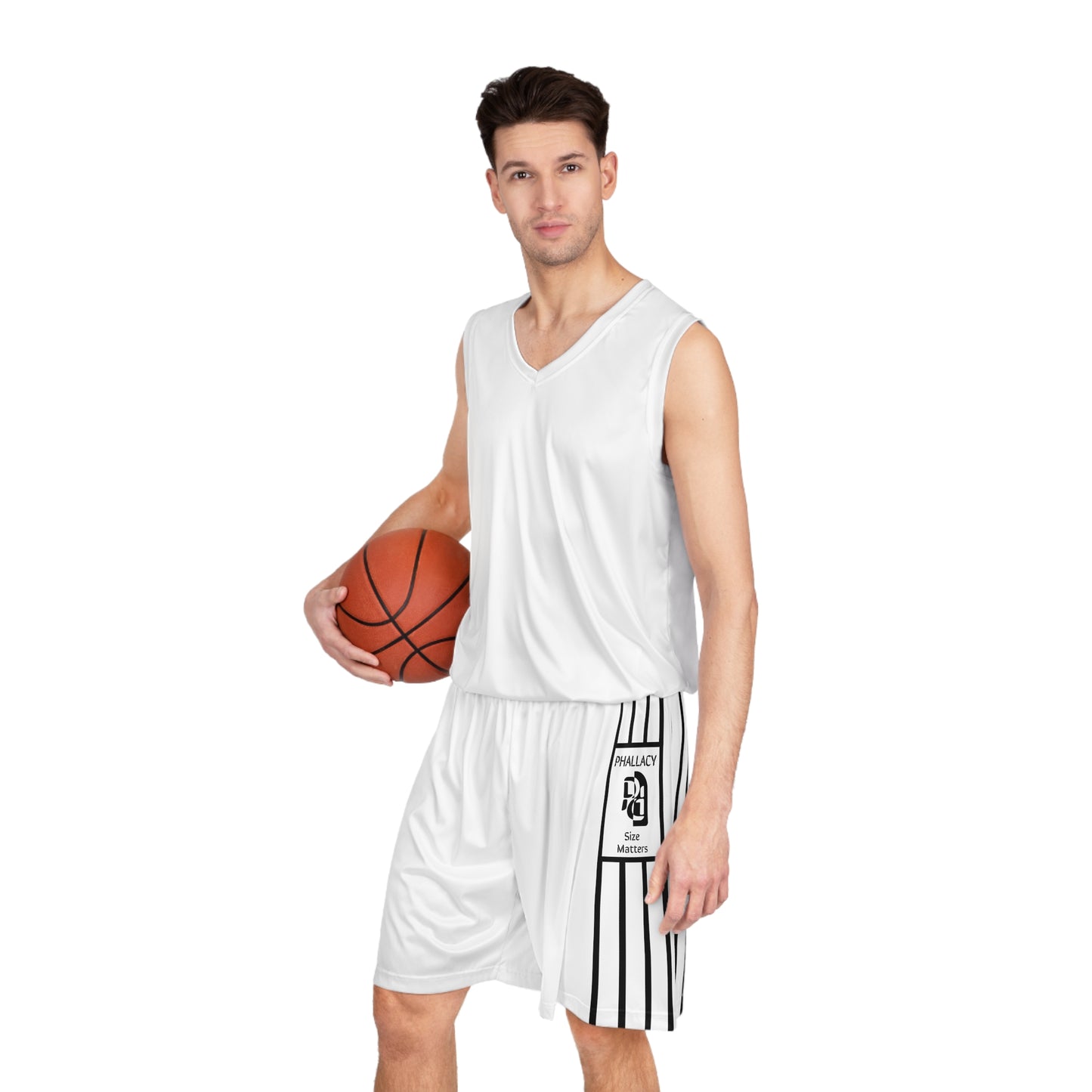 Phallacy Striped Designer Basketball Shorts