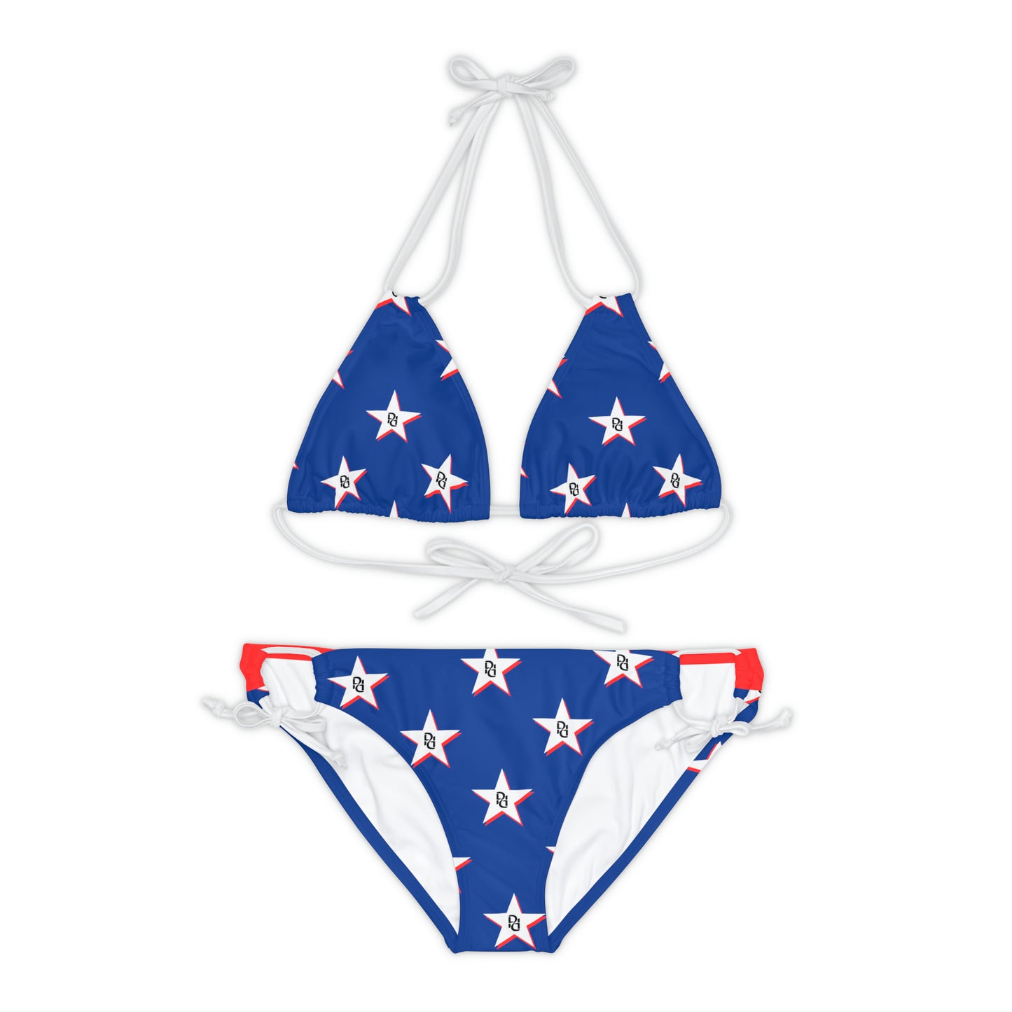 Phallacy Star Designer Strappy Bikini Set