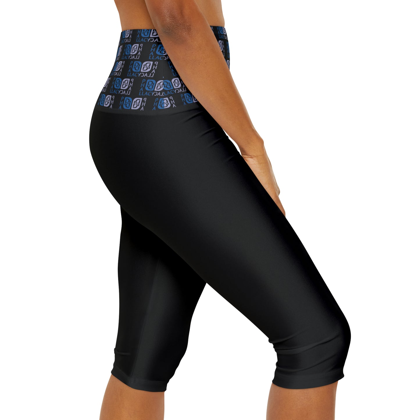 Phallacy Balance Designer Yoga Capri Leggings