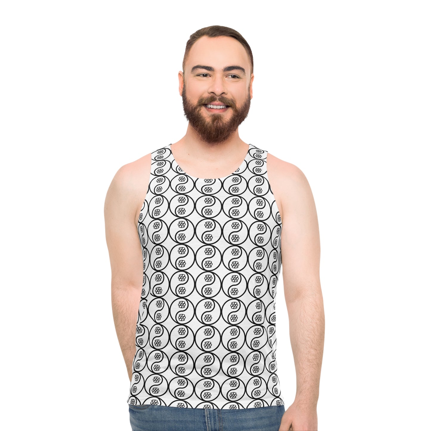 Phallacy Yin-Yang Designer Unisex Tank Top