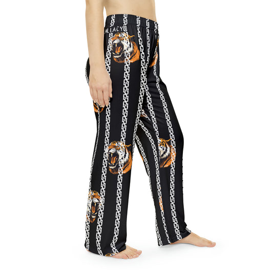 Phallacy Striped Designer Women's Pajama Pants