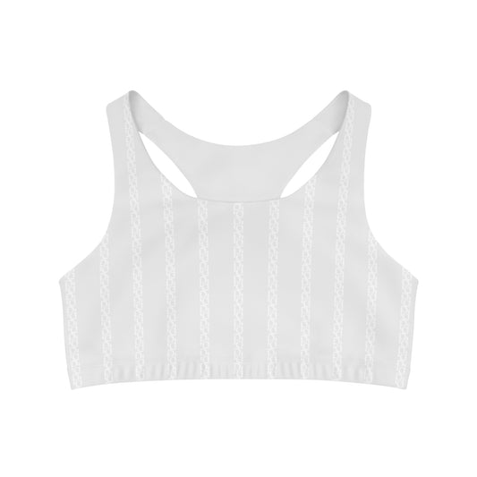 Phallacy Striped Seamless Sports Bra (Reflection)