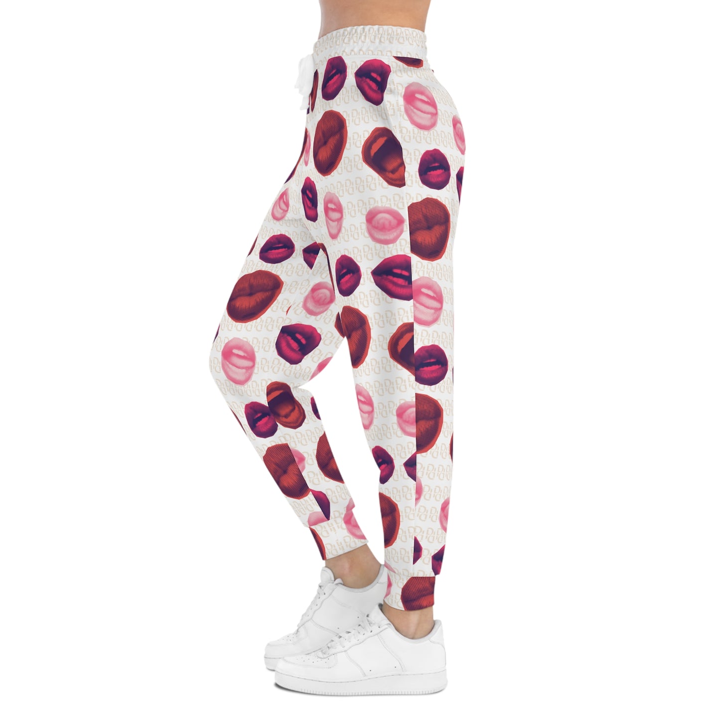 Phallacy Lips Designer Unisex Athletic Joggers