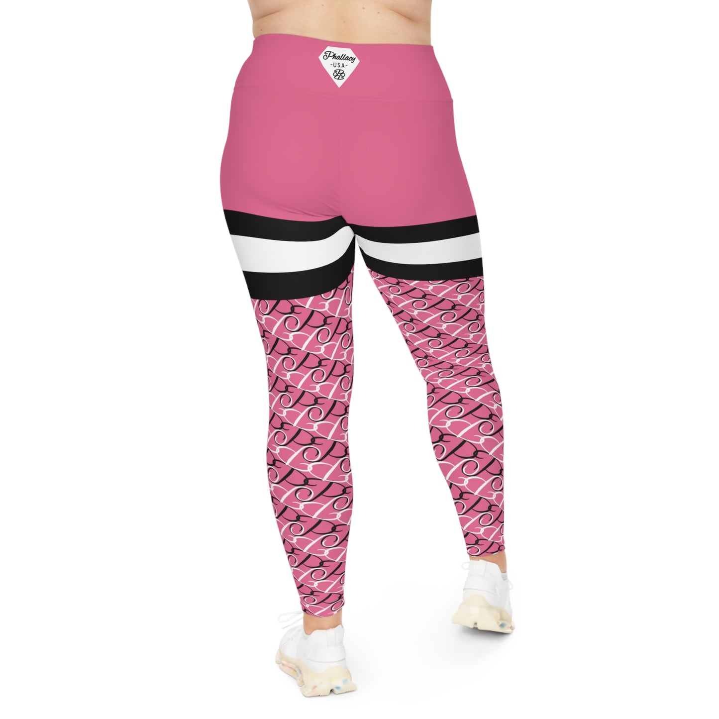 Phallacy Diamond Designer Plus Size Leggings