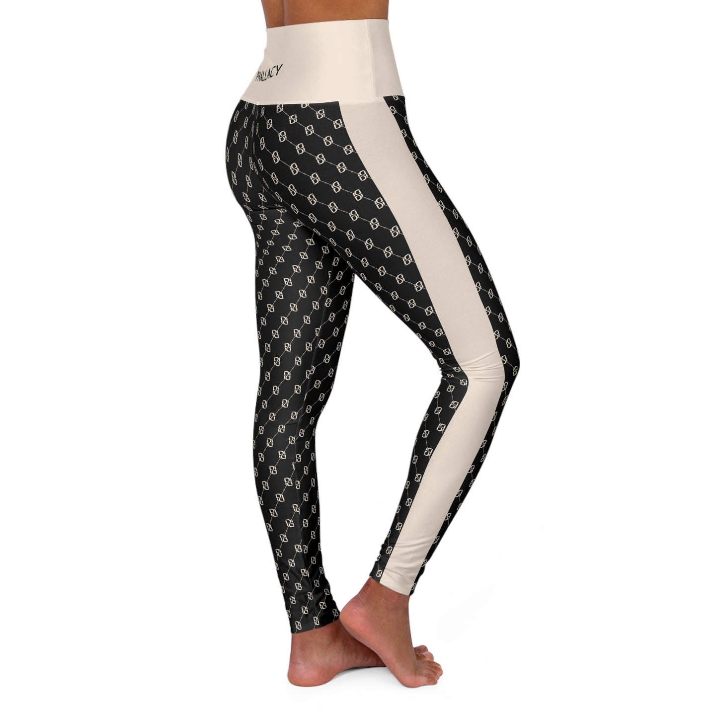 Phallacy Monogram Designer High Waisted Yoga Leggings