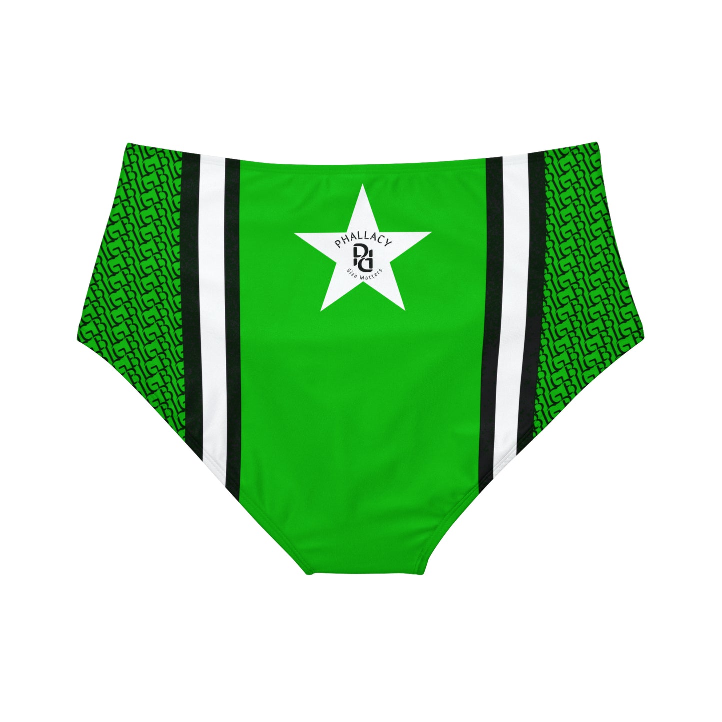 Phallacy BIG Designer High-Waist Hipster Bikini Bottom