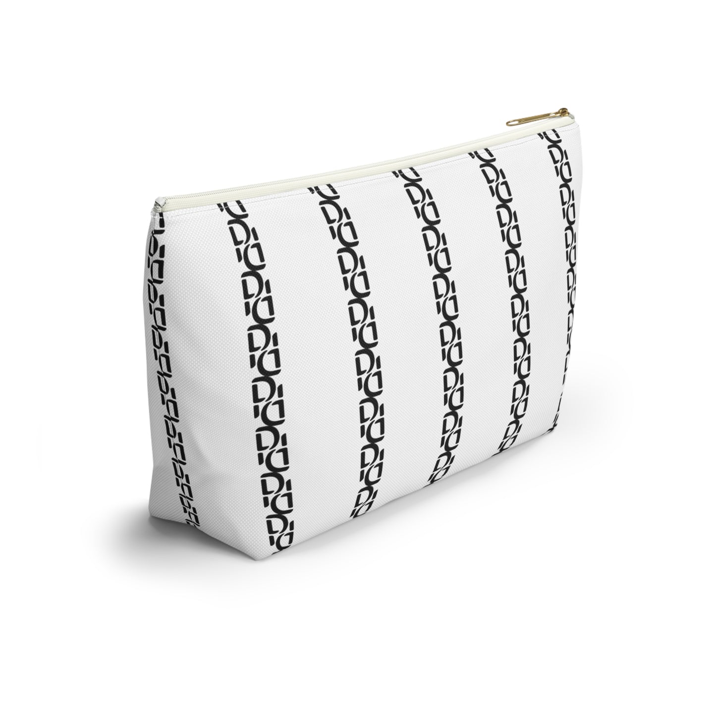 Phallacy Striped Designer Accessory Pouch w T-bottom