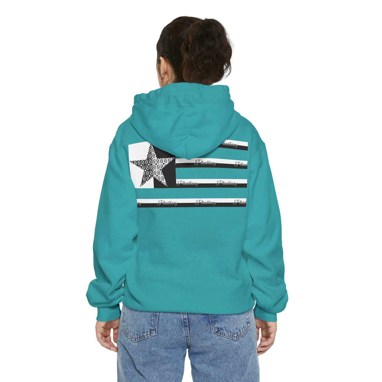 Phallacy Flag Unisex Garment-Dyed Hoodie