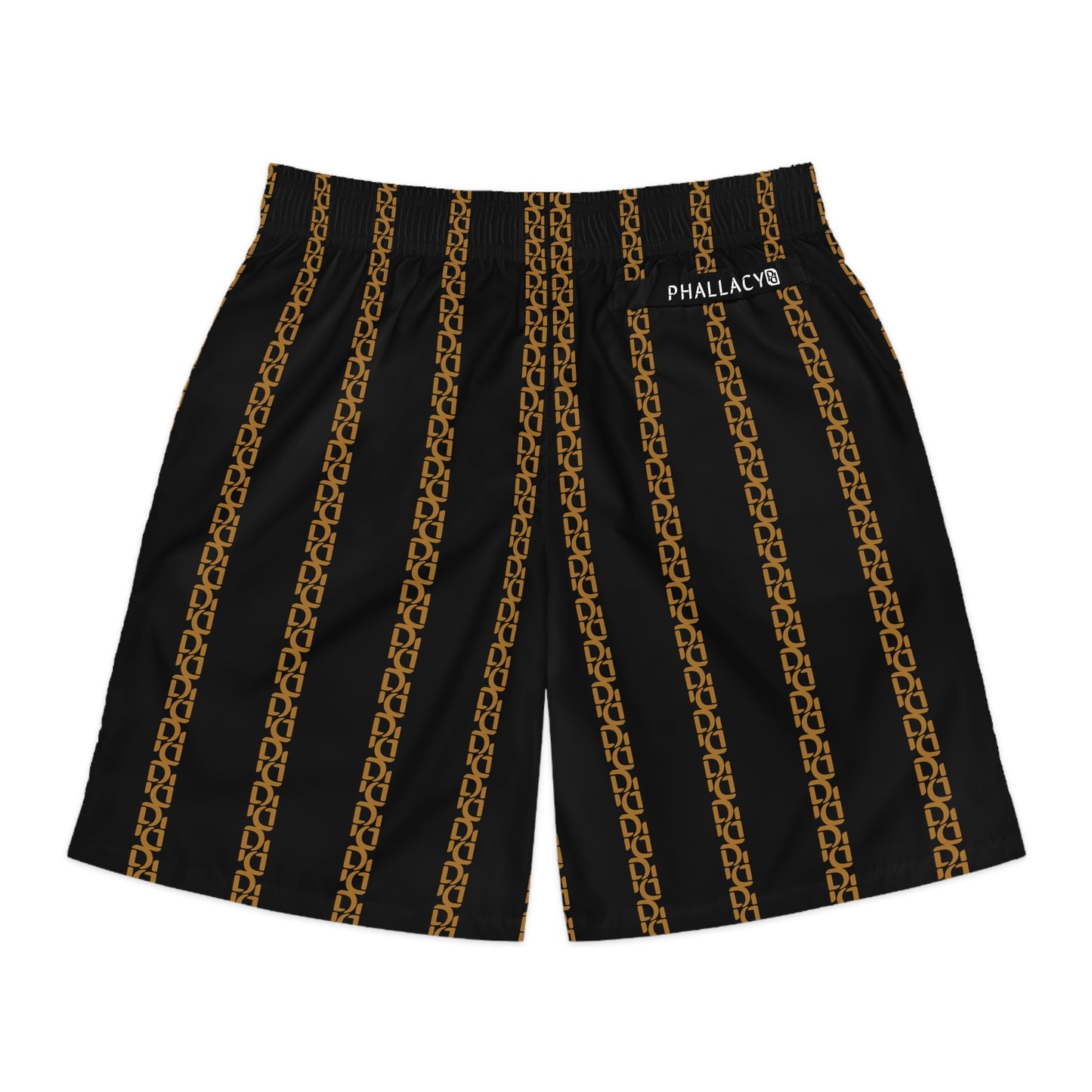 Phallacy Striped Designer Jogger Shorts