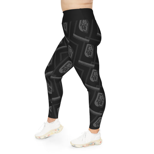 Phallacy Frame Designer Plus Size Leggings