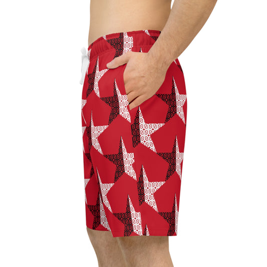 Phallacy Star Designer Athletic Shorts