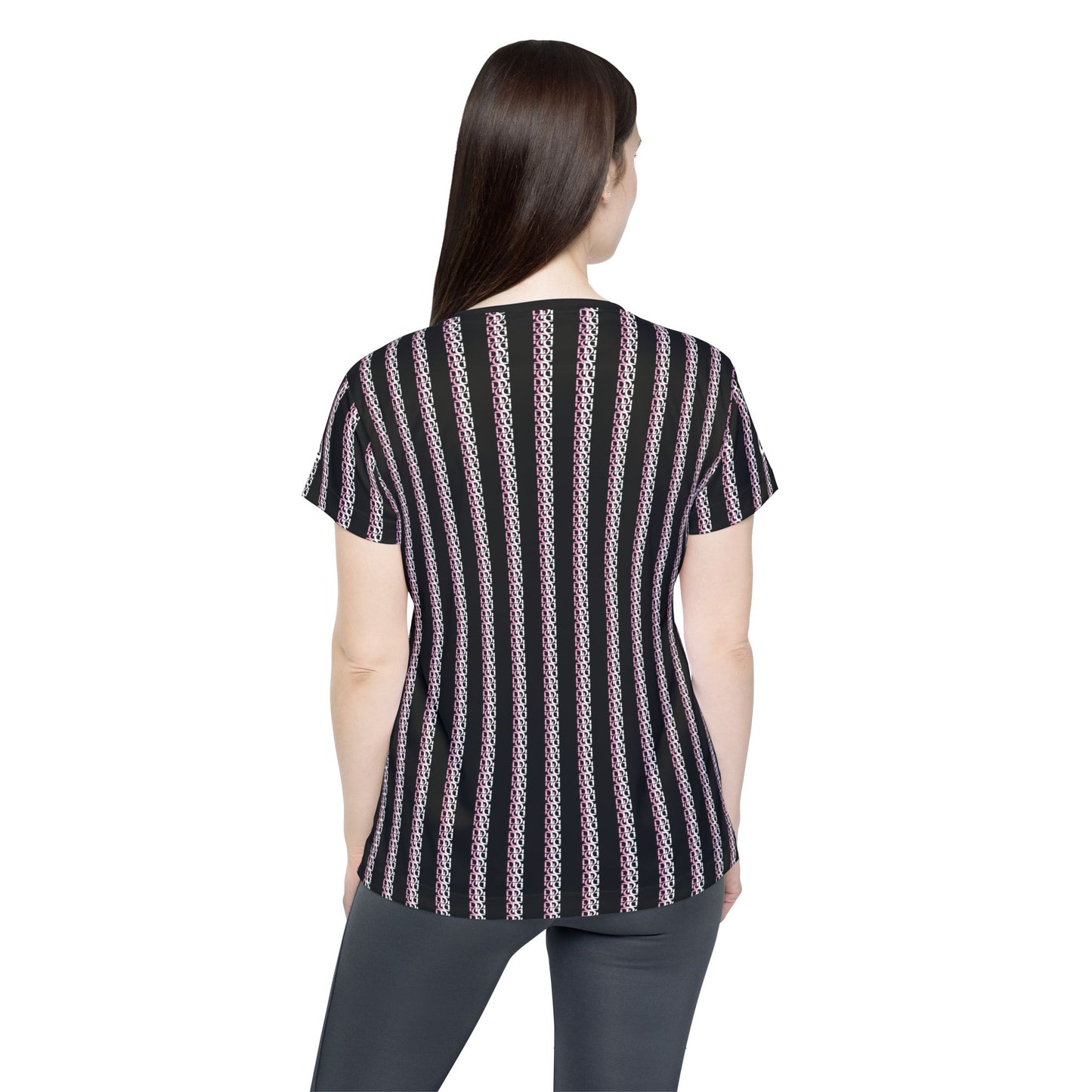 Phallacy Striped Designer Women's Sports Jersey