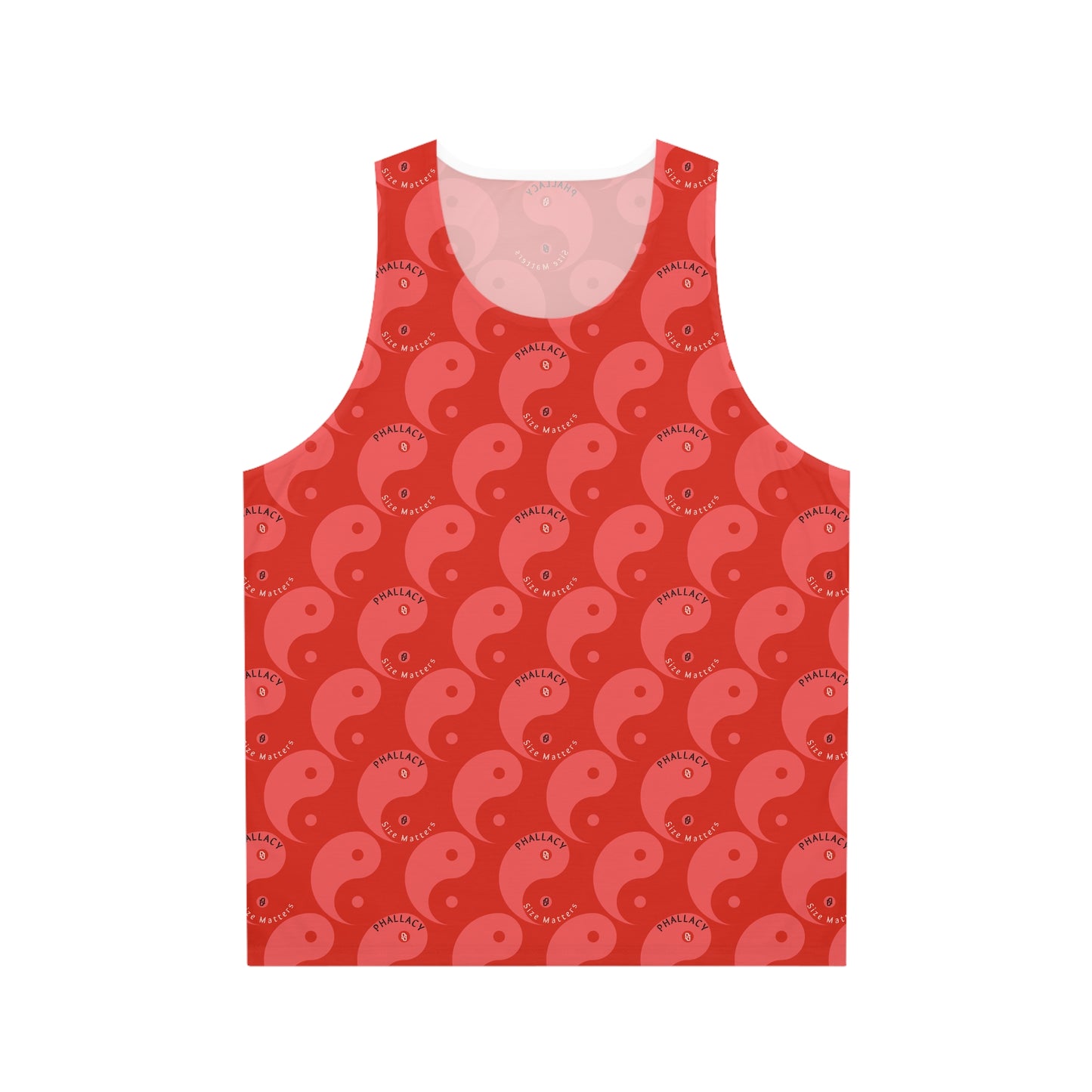 Phallacy Yin-Yang Designer Unisex Tank Top